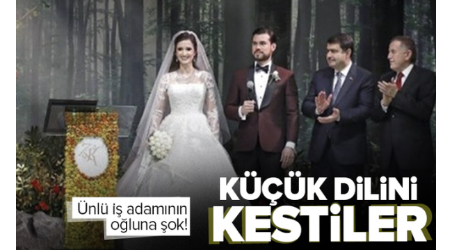 Ünlü iş adamının oğluna büyük şok!.