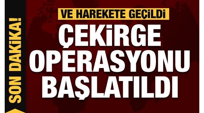 Bakanlık'tan son dakika: Çekirge operasyonu başlatıldı
