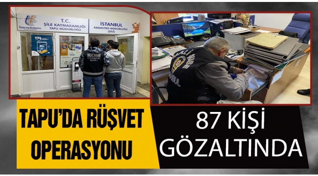 İstanbul'da büyük rüşvet operasyonu: 87 gözaltı kararı