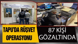 İstanbul'da büyük rüşvet operasyonu: 87 gözaltı kararı