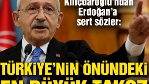 Kılıçdaroğlu'ndan Erdoğan'a sert sözler: Türkiye'nin önündeki en büyük takoz