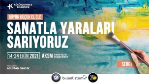 Küçükçekmece'de sanatçılardan öğrencilere iyilik hareketi