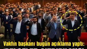 TÜGVA'nın dün reddettiği belgeleri başkanı bugün kabul etti