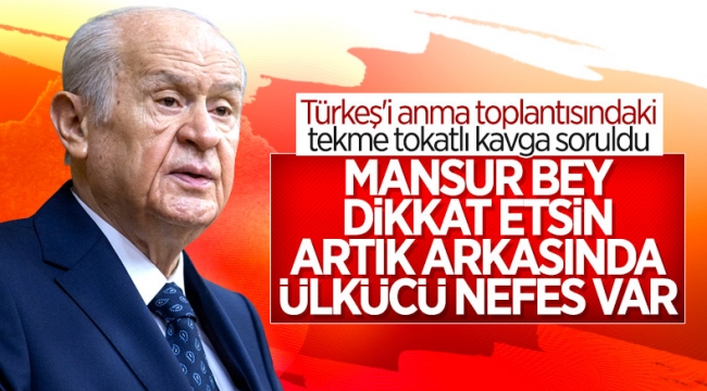 Bahçeli'nin 'Mansur Bey dikkat etsin' çıkışına CHP'den jet yanıt