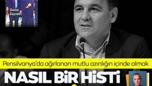 Sabah Yazarı Melih Altınok ''zeyrek kuşu misali kanatlanıp ta Pensilvanya'lara uçan Deniz gibi.''