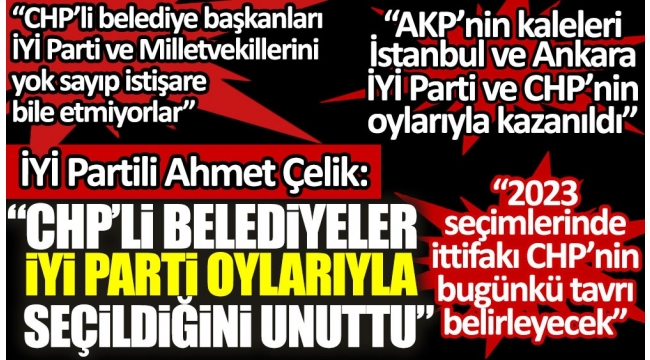 Yeniçağ Gazetesi Sahibi Ahmet Çelik'ten CHP'li belediye başkanlarına sert tepki