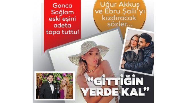  Ebru Şallı'nın eşi Uğur Akkuş'a, eski eşi Gonca Sağlam'dan olay gönderme! Paylaşımlarıyla topa tuttu: Gittiğin yerde kal...