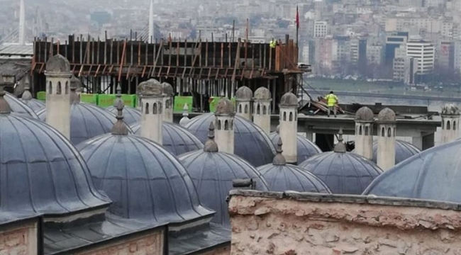İBB'den Süleymaniye'deki yapıyla ilgili açıklama: 'İlçe belediyesi harekete geçmezse mühürleyeceğiz'