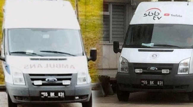 AKP'li başkandan skandal hareket: Ambulansı, canlı yayın aracı yaptı!