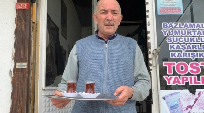 Belediye eski başkanı, 60 lira yevmiyeyle çaycılık yapıyor: '62 yaşında dükkan dükkan çay dağıtıyorum'