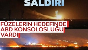 Irak'ın Erbil kentindeki ABD Konsolosluğu yakınlarına çok sayıda roket düştü