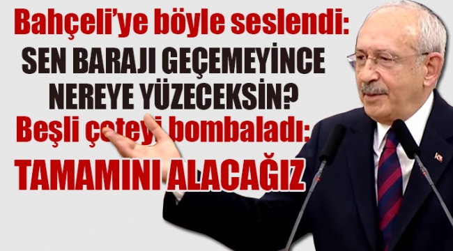 Kılıçdaroğlu: Beşli çetenin hamisi ve pazarlamacısının adı; Erdoğan'dır