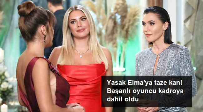 Başarılı oyuncu Cansel Elçin, Yasak Elma dizisine dahil oldu