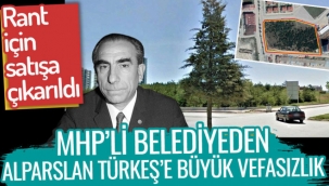 MHP'li belediye 'Alparslan Türkeş Parkı'nı sattı