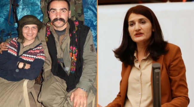 PKK'lı terörist ile fotoğrafları çıkan HDP'li Semra Güzel yurt dışına kaçtı iddiası!