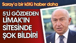 5'li gözdeden Limak'ın sitesinde şok açıklama. Saray'a bir kötü haber daha