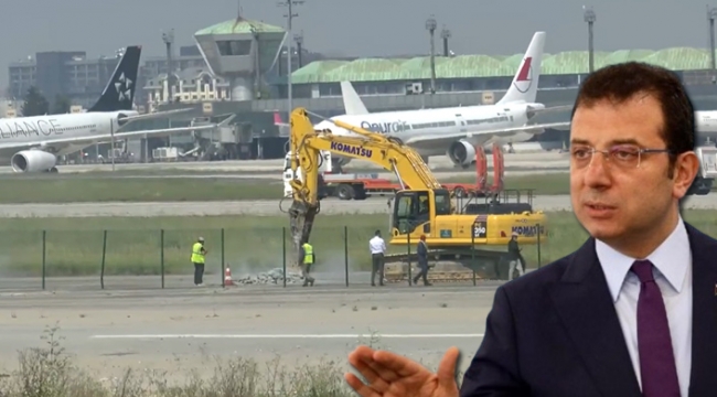 Ekrem İmamoğlu sosyal medyadan 'Atatürk Havalimanı' tepkisi: Metro yatırımını, Marmaray'ı boşa çıkardınız