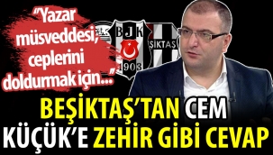 Son dakika! Beşiktaş'tan Cem Küçük'e sert cevap! Yazar müsveddesi...