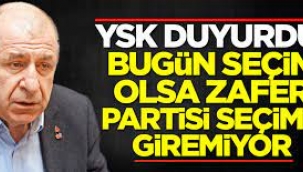 YSK seçime girebilecek partileri açıkladı! Ümit Özdağ'ın Zafer Partisi listede yok