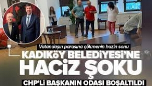 Kadıköy Belediyesi'ne haciz: Başkan Odabaşı'nın odasındaki eşyalar alındı