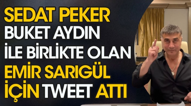 Sedat Peker'den Emir Sarıgül'e ayar twiti !
