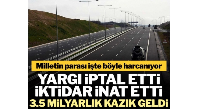 Türkiye Devleti'ne 3.5 milyar liralık kazık mı soygun mu!