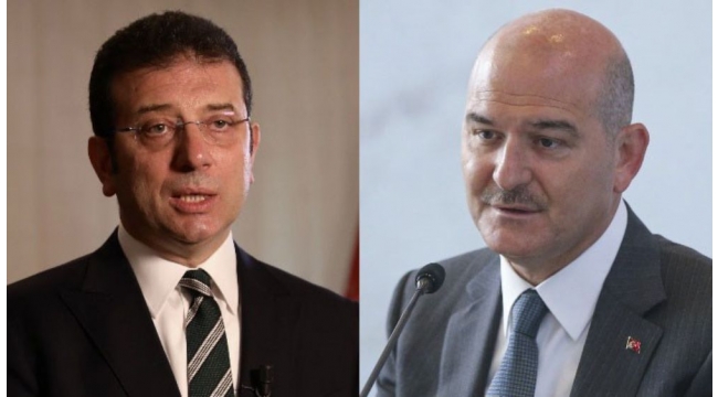 İmamoğlu'ndan Soylu'ya sert sözler : Uygunsuz insanlarla fotoğraf çektiren bir makam sahibi değilim