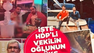 Kürt çocuklarına dağı reva görenler kendi çocuklarını bakın nasıl yaşatıyor! İşte HDP'li vekilin oğlu Baver Taşçıer'in lüks hayatı