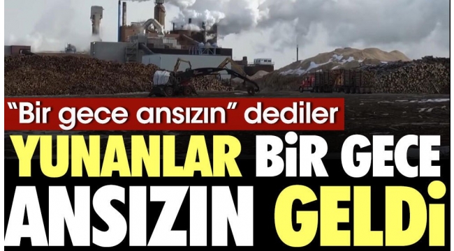 "Bir gece ansızın gelebiliriz'' dediler Yunanlar bir gece ansızın Muğla'ya geldi