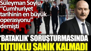Bu nasıl iş! Süleyman Soylu'nun Cumhuriyet tarihinin en büyük operasyonu dediği Bataklık soruşturmasında tutuklu sanık kalmadı