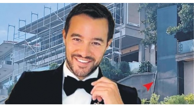 Emir Bahadır 'dan ,Mühürlü yalıya kaçak asansör