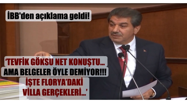 İBB'den açıklama geldi: Tevfik Göksu net konuştu, ama belgeler öyle demiyor!