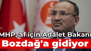 MHP, af için Adalet Bakanı Bozdağ'a gidiyor