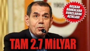 Özbek Galatasaray'ın bankalara borcunu açıkladı