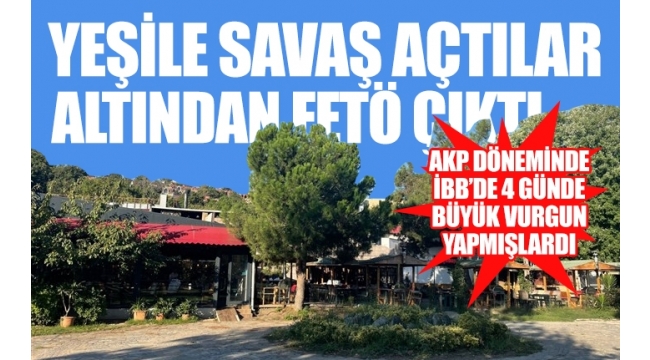 Bahçeşehir Gölet'te yeni talan! 