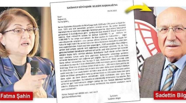 Fatma Şahin, iş adamının arsasını istimlak etti, yandaşa sattı