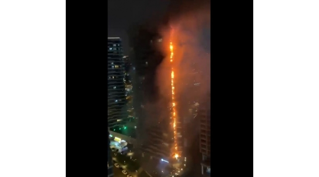 İstanbul Fikirtepe'de bir rezidansta yangın çıktı !Yangın Boyası Kullanılmamış.! 