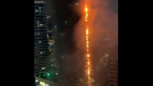 İstanbul Fikirtepe'de bir rezidansta yangın çıktı !Yangın Boyası Kullanılmamış.! 