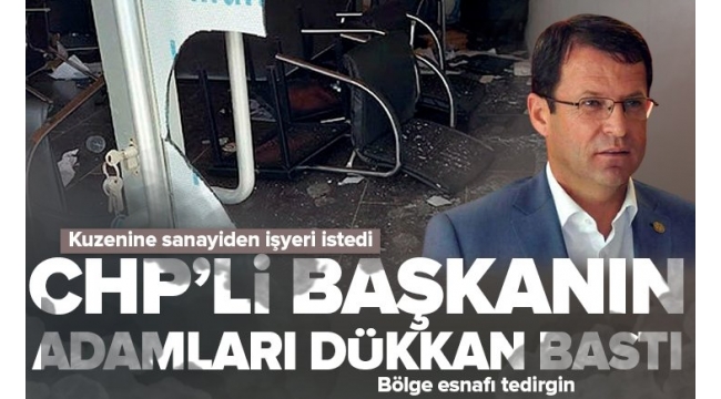 Samandağ Belediye Başkanı Refik Eryılmaz'ın adamları dükkan basıp yağmaladı! Bölge esnafı tedirgin.