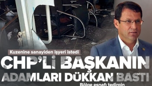 Samandağ Belediye Başkanı Refik Eryılmaz'ın adamları dükkan basıp yağmaladı! Bölge esnafı tedirgin.