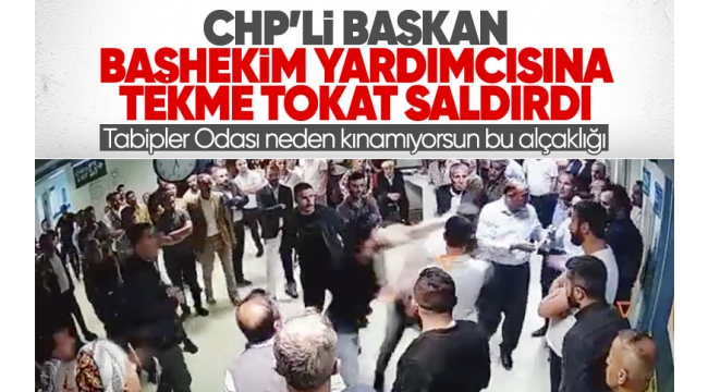 Şemdinli'de CHP'li başkandan başhekim yardımcısına saldırı