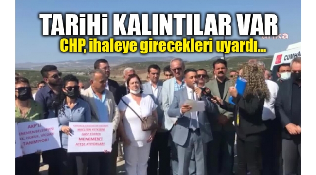 AKP'li Menemen Belediyesi ,ticaret ve konut imarlı arsalar için toplam 3 milyar 832 milyon 900 bin TL muhammen bedel