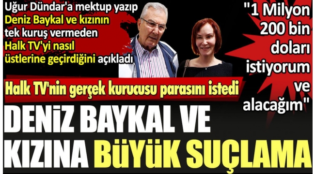 Halk TV kurucusu Mahmut Yıldız: Deniz Baykal ve kızı TV'yi usulsüz üstlerine geçirdi, parayı da ceplerine koydu
