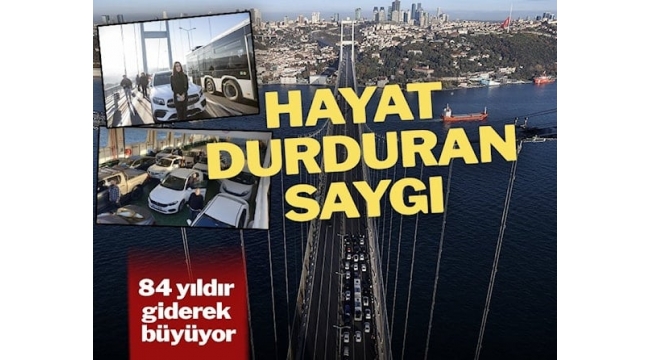 Türkiye'de hayat 09.05'te böyle durdu.
