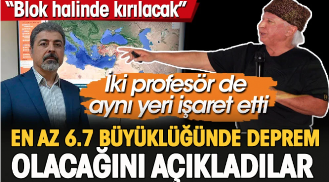 6.7 büyüklüğünde olacak depremin yerini açıkladılar. Bütün olarak kırılacak fayı söylediler!