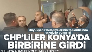 CHP'li büyükşehir belediyelerinin toplantısında kavga: Adam dövmeye mi geldiniz?.