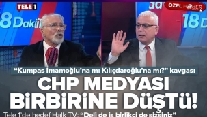 CHP medyası İmamoğlu'na ceza üzerinden birbirine düştü! Tele 1'de hedef Halk TV: Deli de iş birlikçi de sizsiniz.
