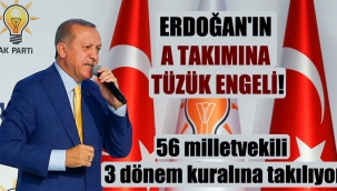 Erdoğan'ın A takımına tüzük engeli: 56 milletvekili önümüzdeki seçimde 3 dönem kuralına takılıyor