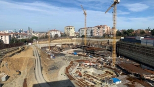 Tartışmalı Etiler Polis Okulu arazisinde inşaat yeniden başladı