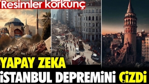 Yapay zeka İstanbul depremini çizdi. Resimler korkunç